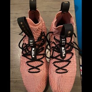NIKE LEBRON JAMES 15 RUST PINK (SIZE 12) worn once
